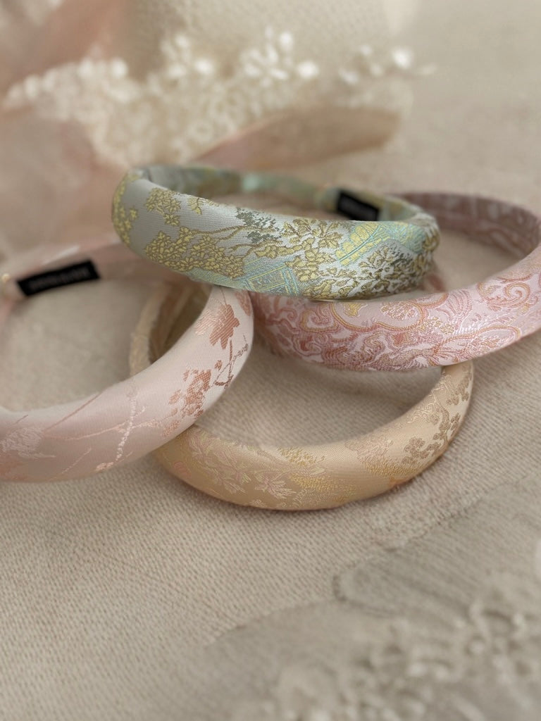 Satin Haarreif Handmade in verschiedenen Farben