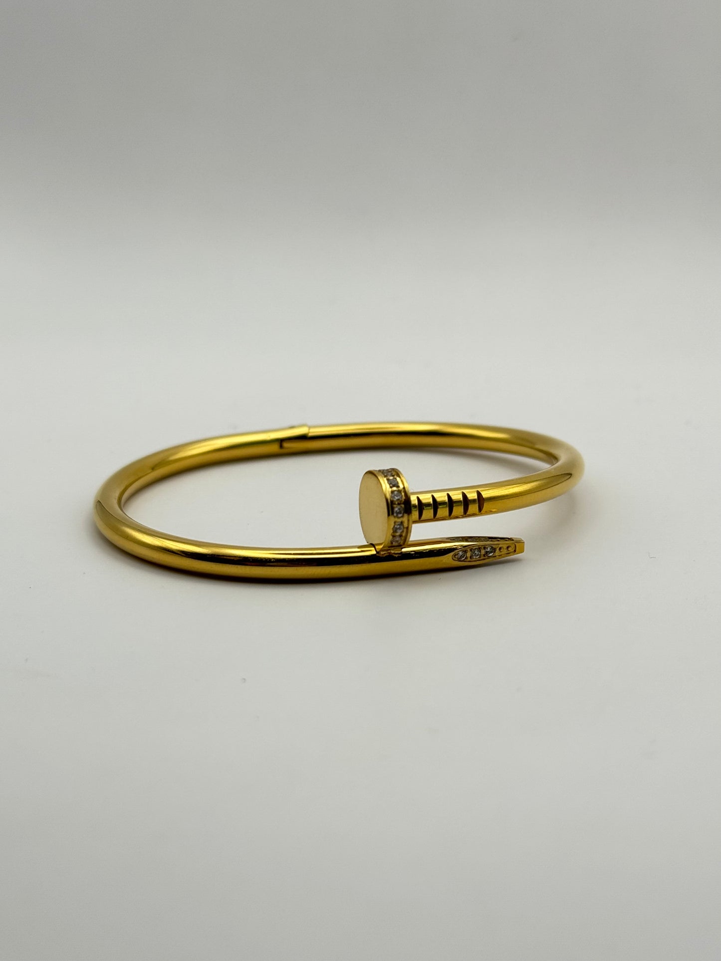 Luxury-Armreif 18k vergoldeter Edelstahl