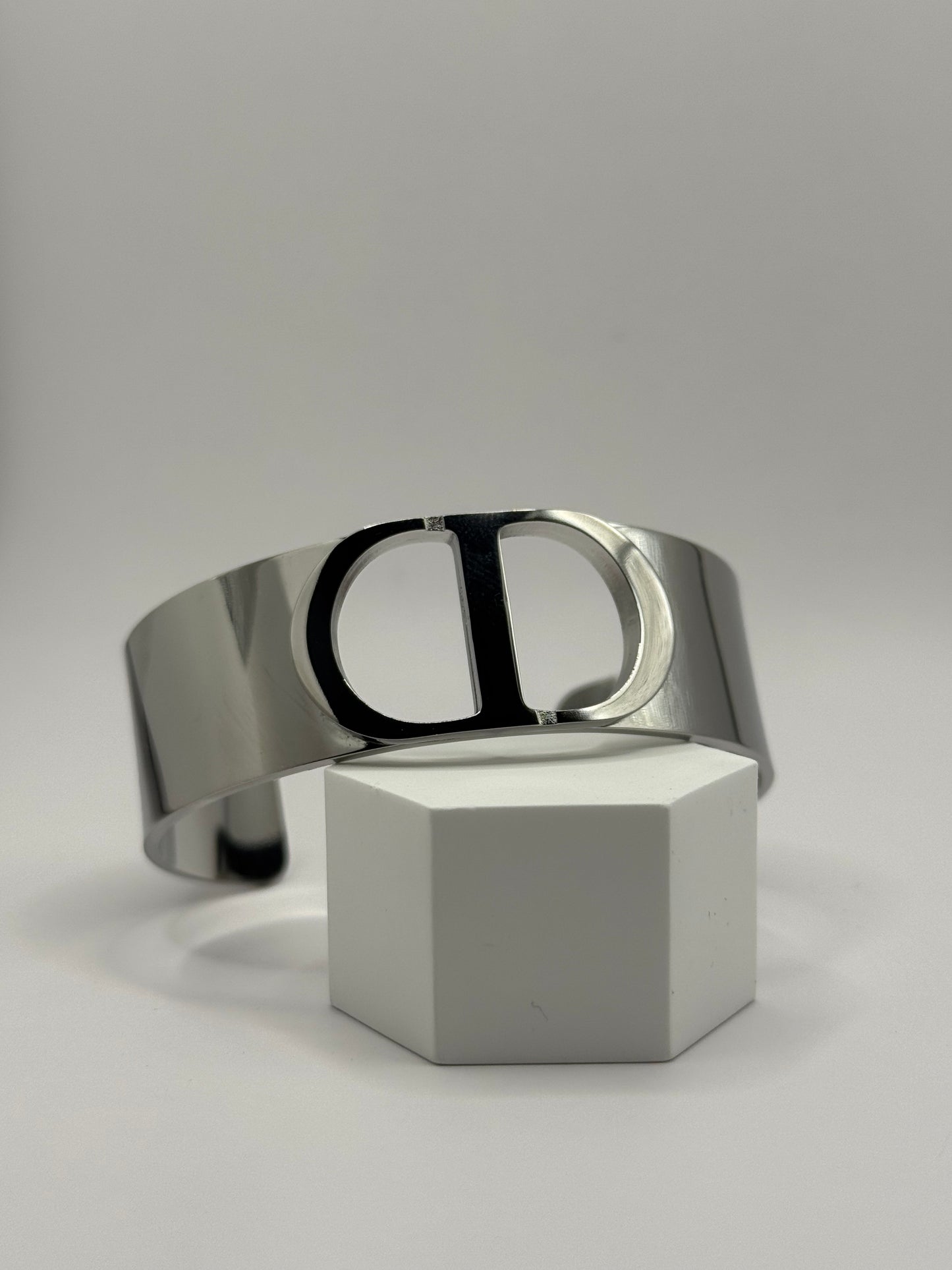 CD Armreif aus Edelstahl