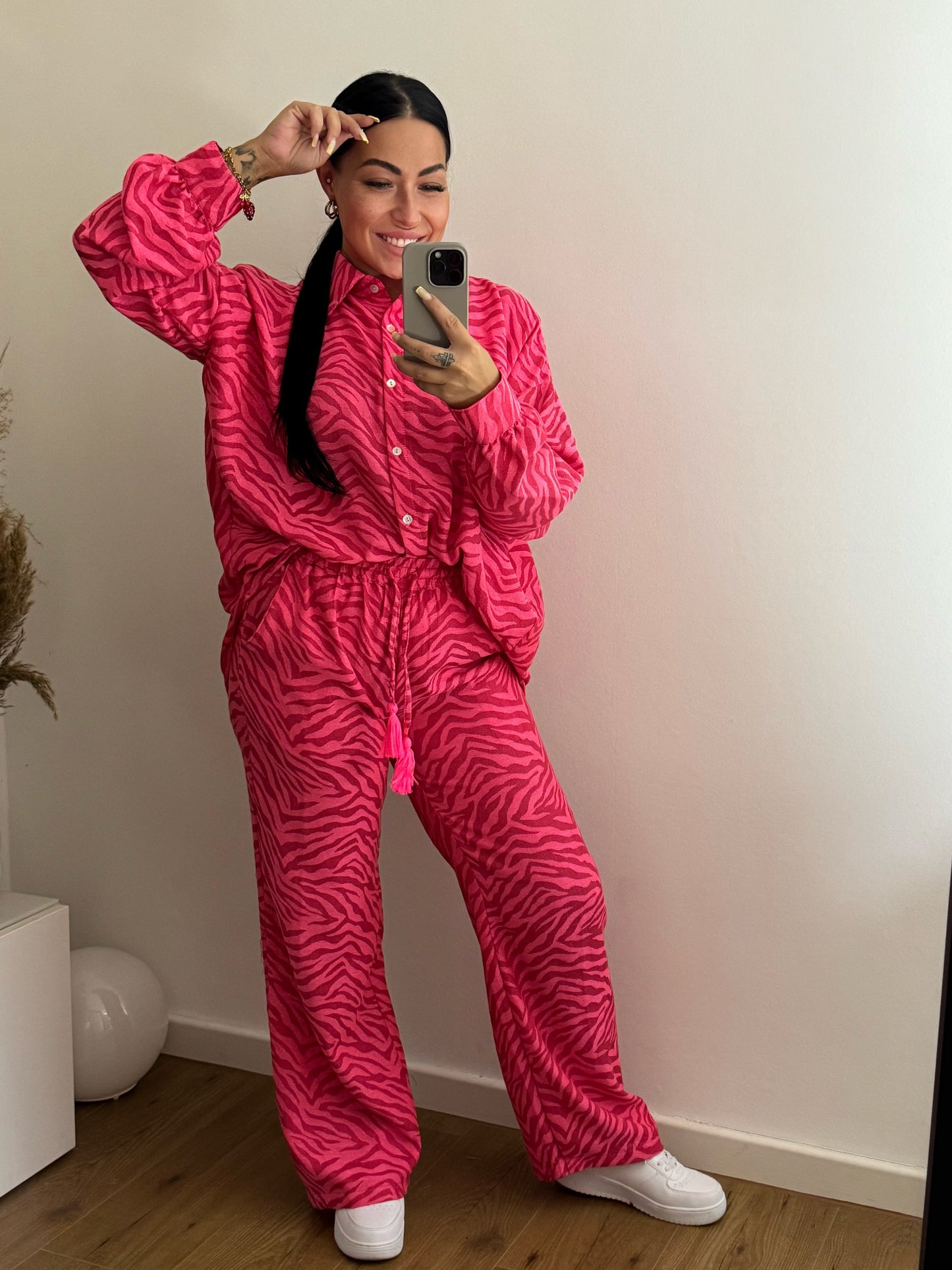 Zweiteiler Pink Zebra