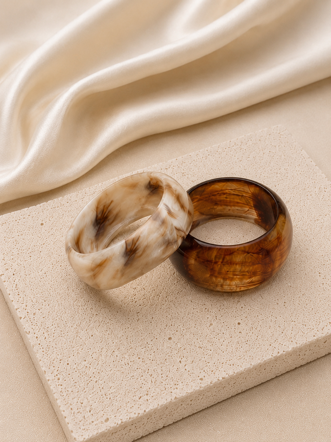 Marble Armreif Set